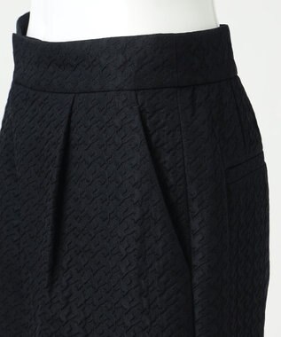 23区 L 【R(アール)】ハウンドトゥースジャカード ショートパンツ ブラック系