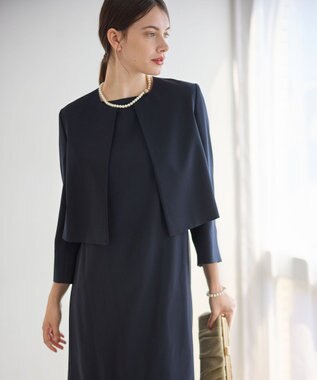  【APPLAUDIR】バックサテンジョーゼット ジャケット