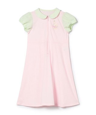 Chacott ジップアップワンピース ベビーピンク