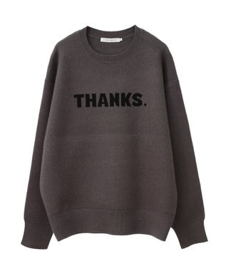 AMERICAN HOLIC バイパチＴＨＡＮＫＳ．ジャガードニットＰＯ Gray Mixture