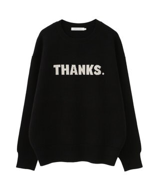 AMERICAN HOLIC バイパチＴＨＡＮＫＳ．ジャガードニットＰＯ Black