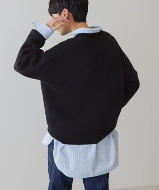 AMERICAN HOLIC バイパチＴＨＡＮＫＳ．ジャガードニットＰＯ Black