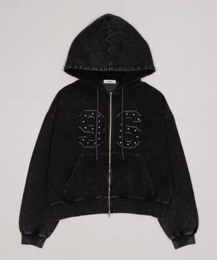 WEGO グラフィックZIPパーカー スミクロ