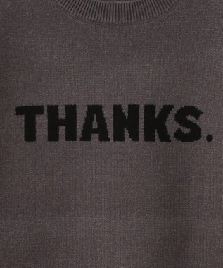 AMERICAN HOLIC バイパチＴＨＡＮＫＳ．ジャガードニットＰＯ Gray Mixture