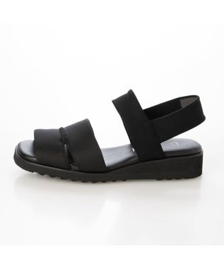 MODE ET JACOMO <D'ICI>ストレッチフィットサンダル ブラック