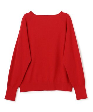 UNFILO マイビューティニット スクエアネック レッド