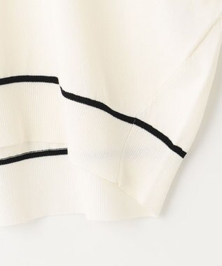 組曲 ドルマンスリーブ7分袖 ニットＴ アイボリー系