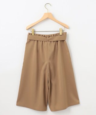 組曲 【WEB限定】オシャクロスキュロットパンツ ベージュ系