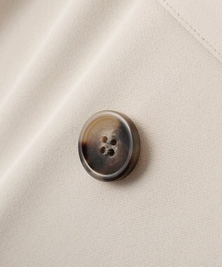 YECCA VECCA 【UVカット/花粉ガード】素材MIXトレンチコート Gray Beige