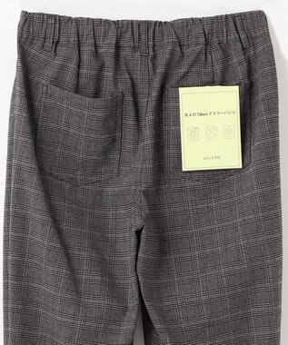 ANY L 【UVカット/ウエストゴム/ストレッチ】大人の７daysデイリーパンツ グレンチェック