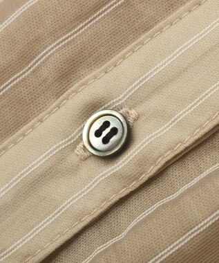 YECCA VECCA 【2点SET】ミリタリーシアーシャツセットキャミワンピース Beige