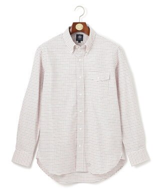 J.PRESS MEN 【定番 / 不変の品格】タッターソール シャツ / ボタンダウン レッド系3