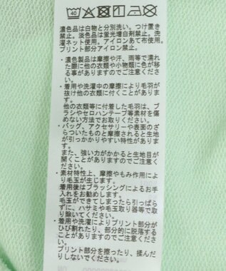 Green Parks ピノキオ／刺繍ミニ裏毛プルオーバー Light Green