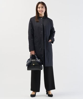 J.PRESS LADIES L 【セットアップ対応】セラテリーダブルクロス セミワイド パンツ ブラック系