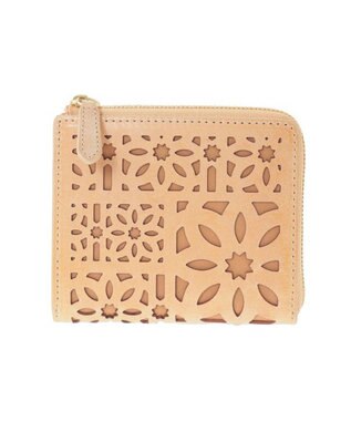 genten マルチカットワークミニ　ミニ財布 ハニーベージュ