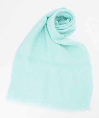 23区 ラミー ストール スカイブルー系