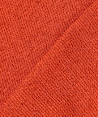 ANY シアーワッフルカーディガン オレンジ