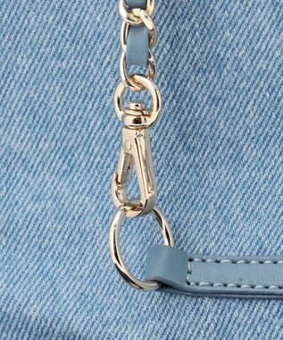 23区 【先行予約】デニムフリンジ ショルダーバッグ スカイブルー系