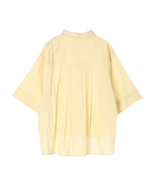 earth music&ecology ワイドスリーブ半袖シャツ Yellow