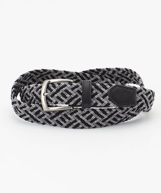 JOSEPH ABBOUD 【伸びる】ライトミックスメッシュベルト ブラック系