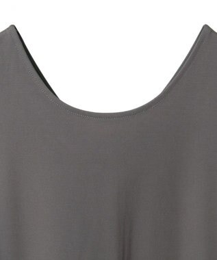 YECCA VECCA 2wayノースリーブカットワンピース Charcoal Gray