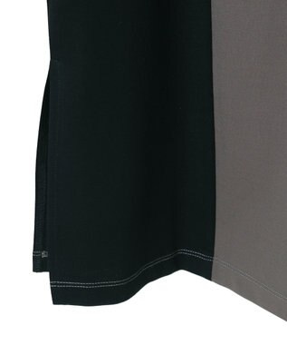 YECCA VECCA 2wayノースリーブカットワンピース Charcoal Gray