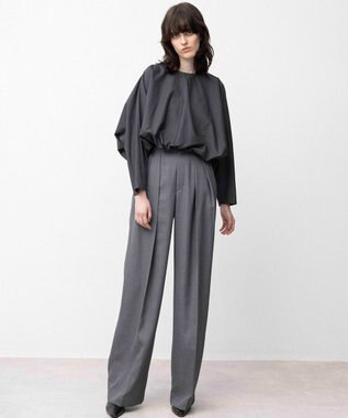 NAVE 【Nave】コットンブロード ブラウス スレート系