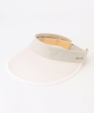 23区GOLF NEW素材NEWカラーで登場【WOMEN】【UVケア】２ＷＡＹ バイザー ベージュ系