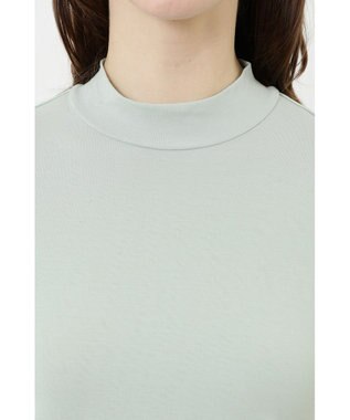 DAKS コットン天竺スタンドカラーカットソー ライトグリーン