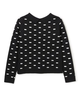 TOCCA 【chayさん着用】RIBBON BLOOM プルオーバー ブラック系