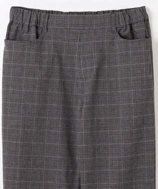 ANY 【UVカット/ウエストゴム/ストレッチ】大人の７daysデイリーパンツ グレンチェック