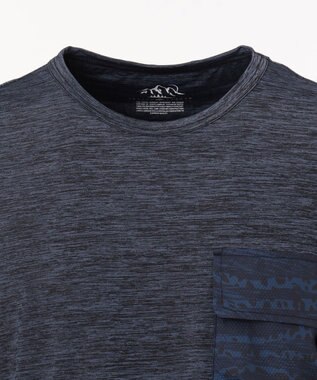 JOSEPH ABBOUD MOUNTAIN クールスキンガード Tシャツ ネイビー系