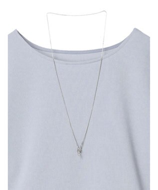 Green Parks ＳＥＴ２点　ネックレス＋カットプルオーバー Sax