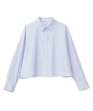 AMERICAN HOLIC クロップドシャツ Stripe