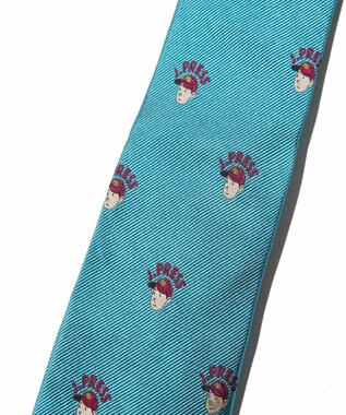 J.PRESS MEN 【AaronChang】モチーフ ネクタイ ターコイズブルー系