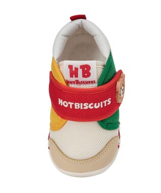 MIKI HOUSE HOT BISCUITS 【11.5-13.5cm】モチーフ付き ファーストシューズ マルチカラー