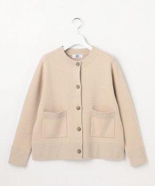 J.PRESS LADIES S CAT ニット カーディガン ベージュ系