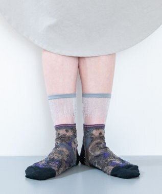 COQ フワリ シアーラメソックス ブラック