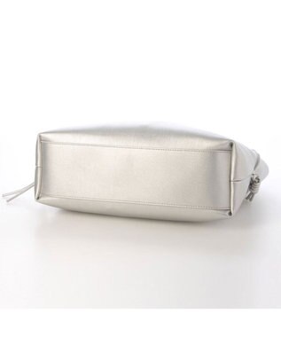 UNBILLION カシュカシュ cachecache / 3ピースソフト合皮トート シルバー