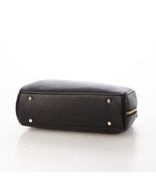 UNBILLION カシュカシュ cachecache / チャーム付横長ボストン ブラック