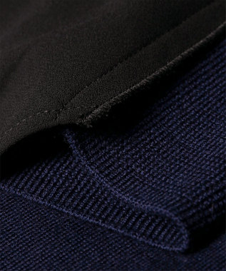 Paul Smith バイカラー シャツコンビ ニット ブラック