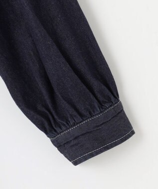 Feroux デニムミディ ワンピース ネイビー系