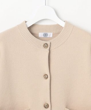 J.PRESS LADIES S CAT ニット カーディガン ベージュ系