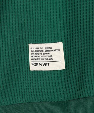 PW CIRCULUS 【WOMEN】ワッフルハーフジップポロ 2026年モデル ゴルフウェア レディース グリーン系