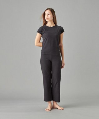 Chacott Peach MokuＴシャツ ダークグレー杢