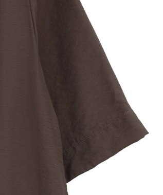 YECCA VECCA ハーフスリーブライトジャケット Brown