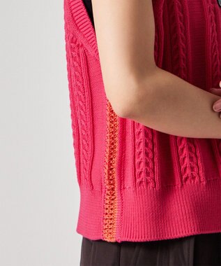 Paul Smith ミックスパターン ニットベスト ローズ