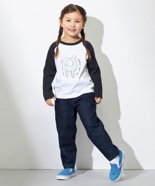 HELLY HANSEN 【キッズ】ロングスリーブアニマルティー ブラック