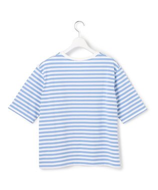 ICB 【30th ANNIVERSARY】 PARIS ボーダーTシャツ サックス×オフホワイト