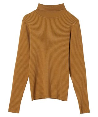 CRAFT STANDARD BOUTIQUE ウォッシャブルリブタートルニットプルオーバー Mustard